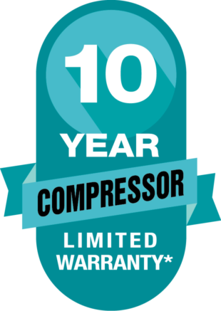 10 Year Compressor Limited Warranty